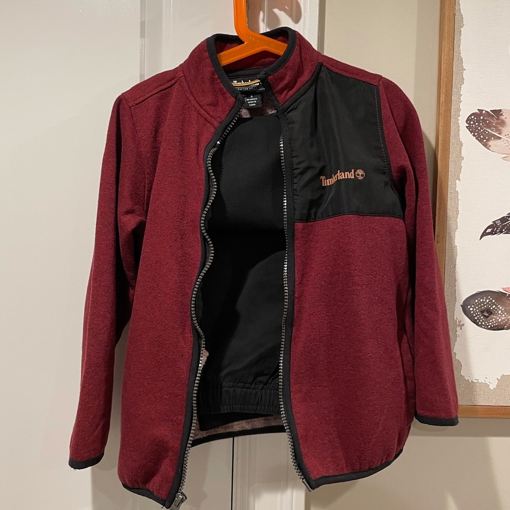 Timberland Kids Full Zip Light Sweater Jacket/Pants Size 6